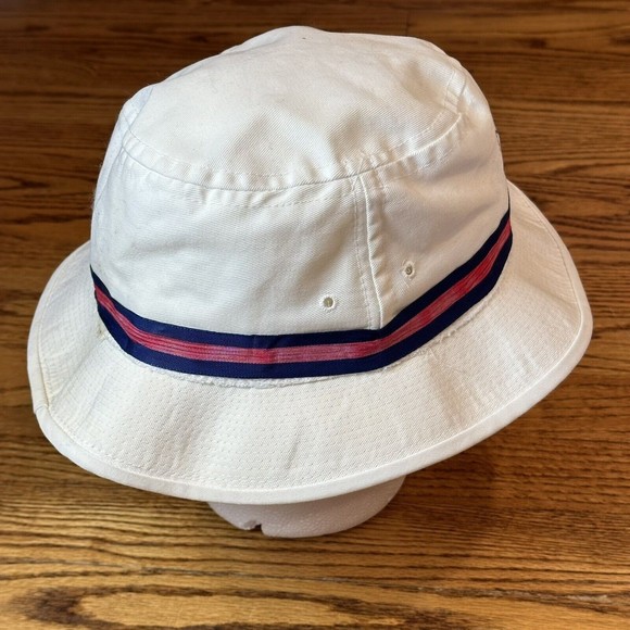 Vintage‎ Mullet Nay Resort Hat Woman’s One Size Made In USA Bucket Hat White - Picture 8 of 12
